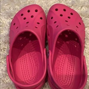 Pink kids Crocs!